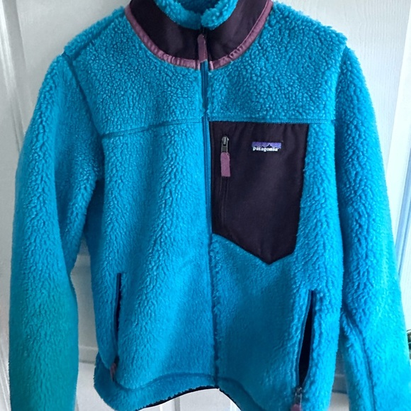 Patagonia Jackets & Blazers - Patagonia Blue and Purple Fleece Jacket